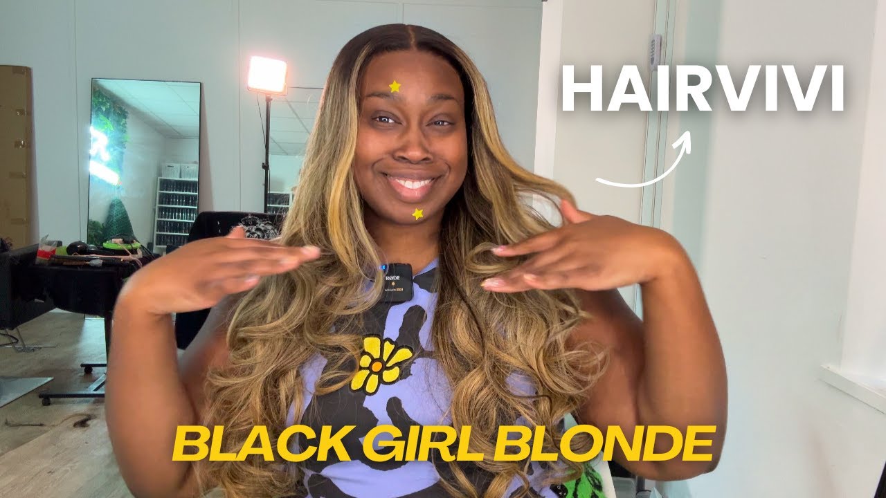 the ultimate BLACK GIRL BLONDE WIG | Hairvivi Crystiana review