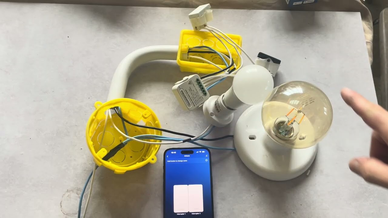 Instalação de Módulo Smart com 2 Canais. Automação Residencial Casa Inteligente.