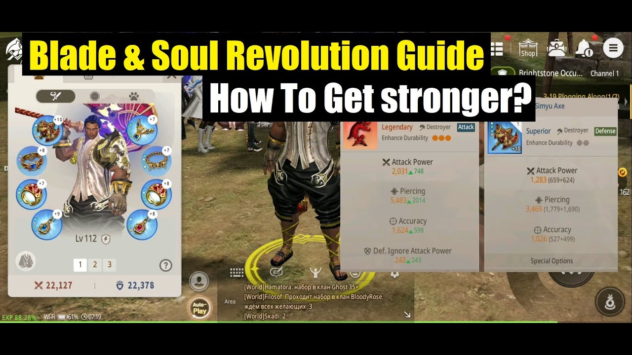 Blade & Soul Revolution How To Get Stronger Guide !