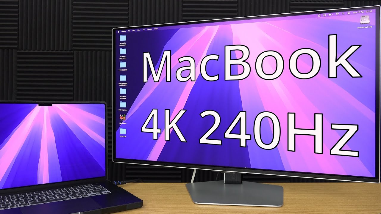 How to connect your MacBook to an external 4K 240Hz monitor Thunderbolt DisplayPort 2.1 & HDMI 2.1