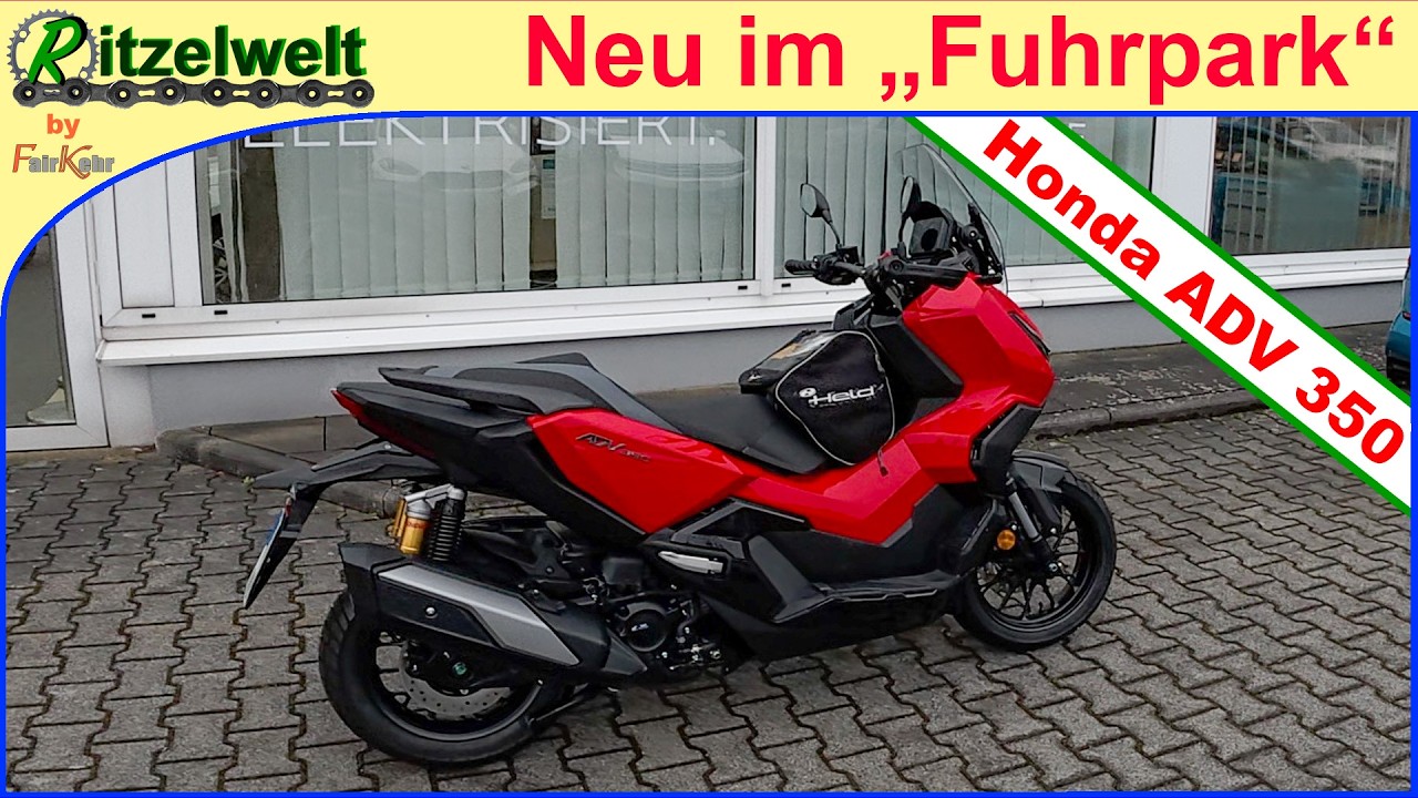 Honda ADV 350 - first Engine start - Abholung