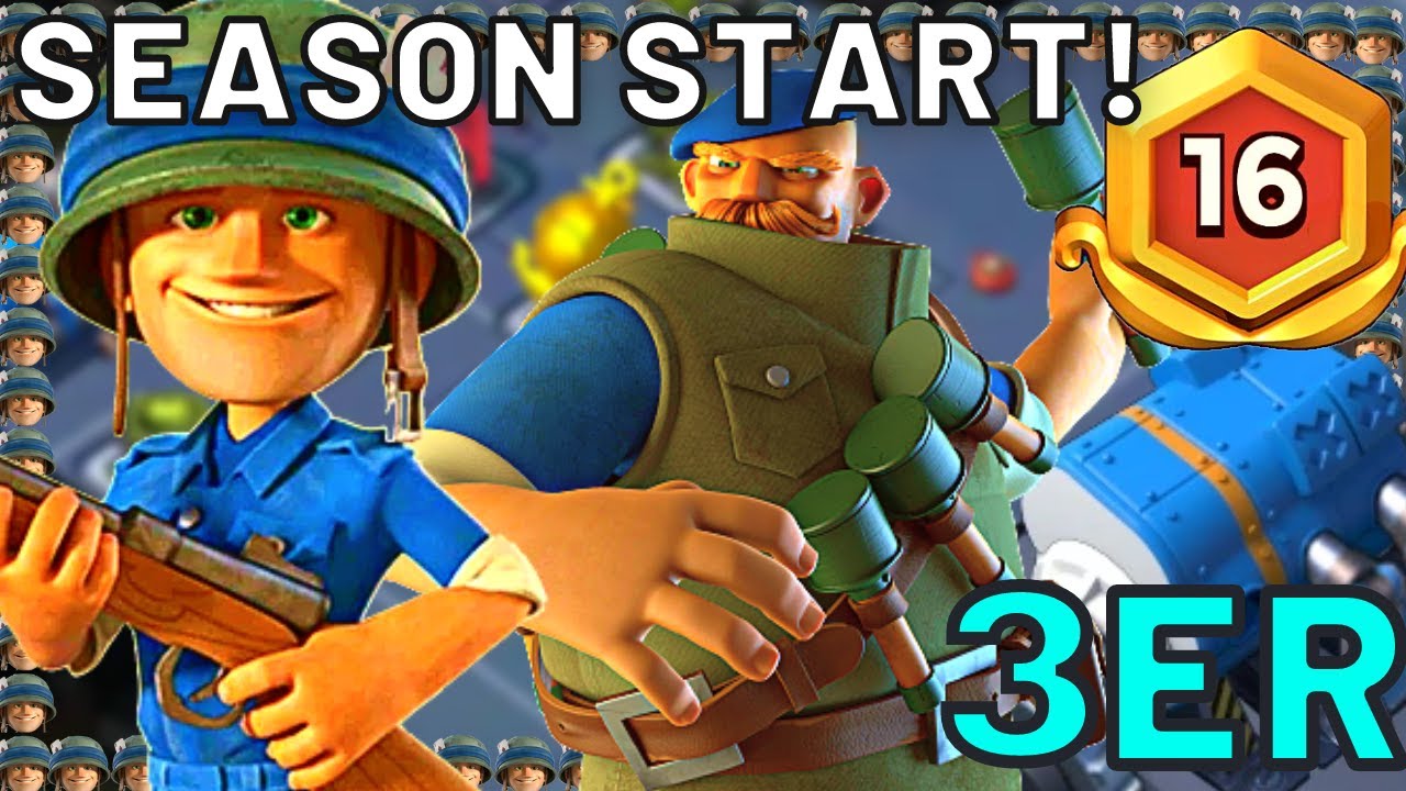 🔴Boom Beach⚓ How to START The BEST WAY at 3 ER | LIVE Warships Season 37 | Ray