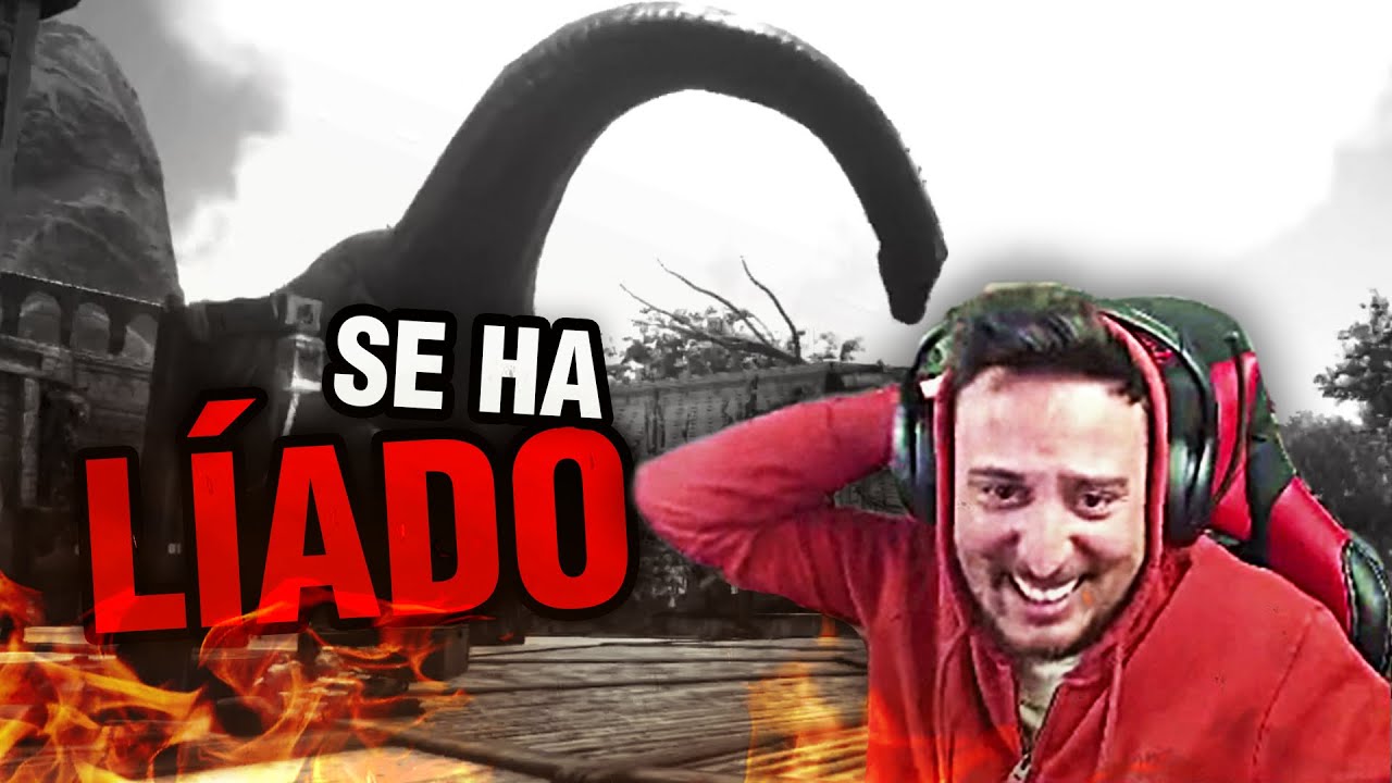 FARGAN LA L&Iacute;A Y LLEVA UN BRONTOSAURIO AL MERCADO JAJAJ | ARKADIA 2
