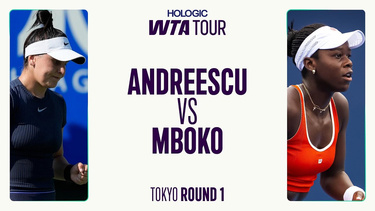 Victoria Mboko vs. Bianca Andreescu | 2025 Tokyo Round 1 | WTA Match Highlights