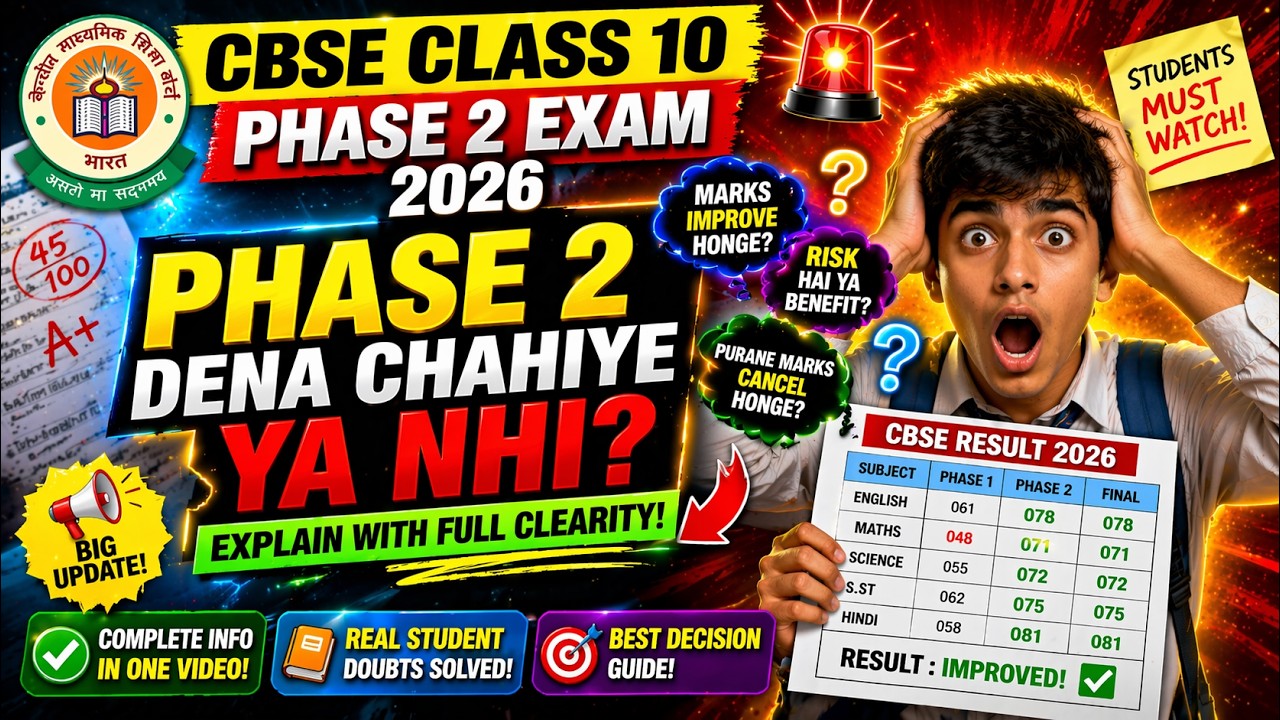 CBSE Result Ke Baad Kya Karein? Phase 2 Exam Full Detail| CBSE 10th Phase 2 Board Exam 2026 Full FAQ