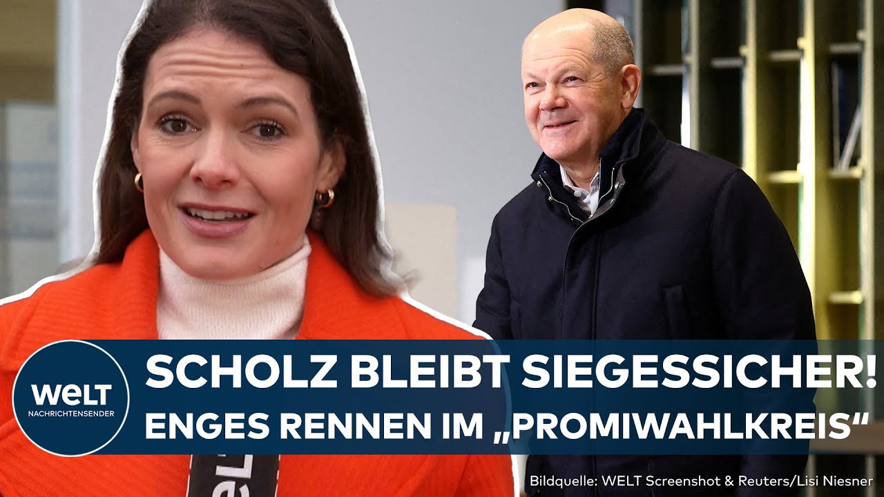 BUNDESTAGSWAHL: Olaf Scholz weiter siegessicher! Holt er das Direktmandat im 