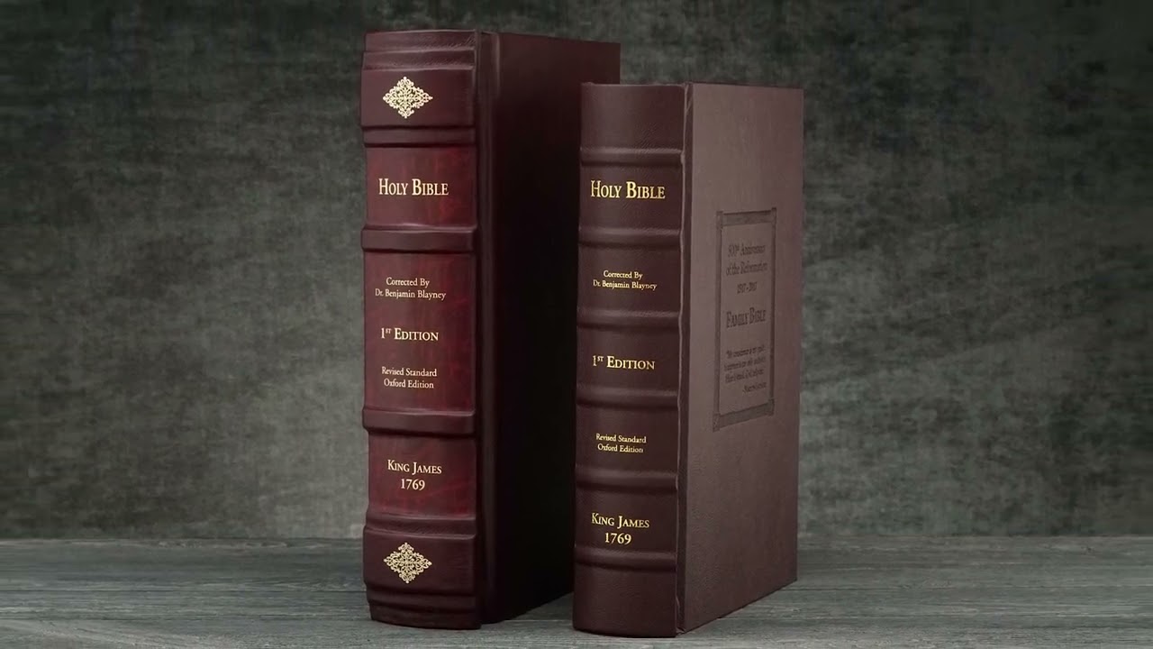1769 Oxford Blayney Revision of the 1611 King James Bible - Facsimile Reproduction