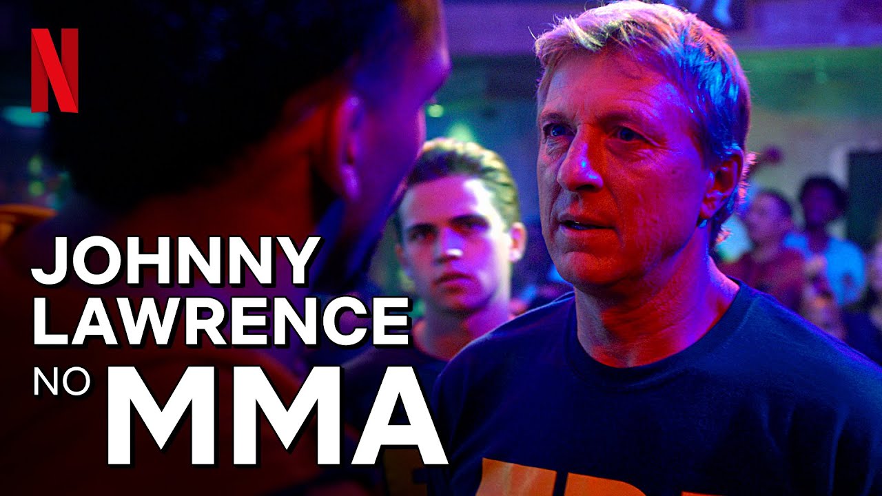 A cena do Johnny Lawrence lutando MMA no MÉXICO | Cobra Kai | Netflix Brasil