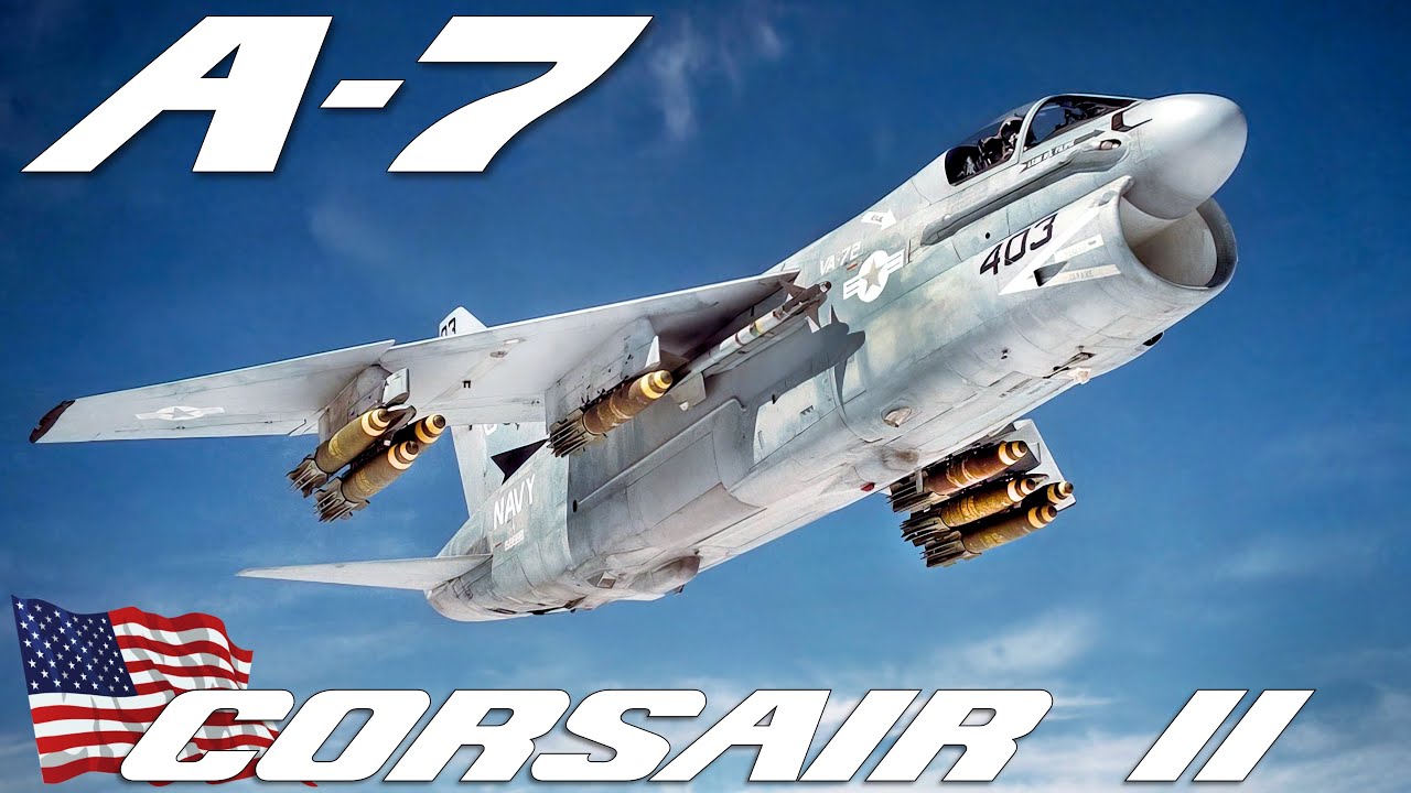 A-7 Corsair II | Знакомство с самолётом и процедуры на палубе авианосца | Расширенный документаль...
