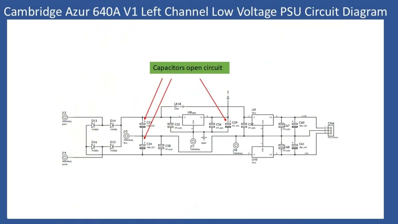 Cambridge Azur 640A Version 1 Amplifier Repair (With Audio Tutorial)