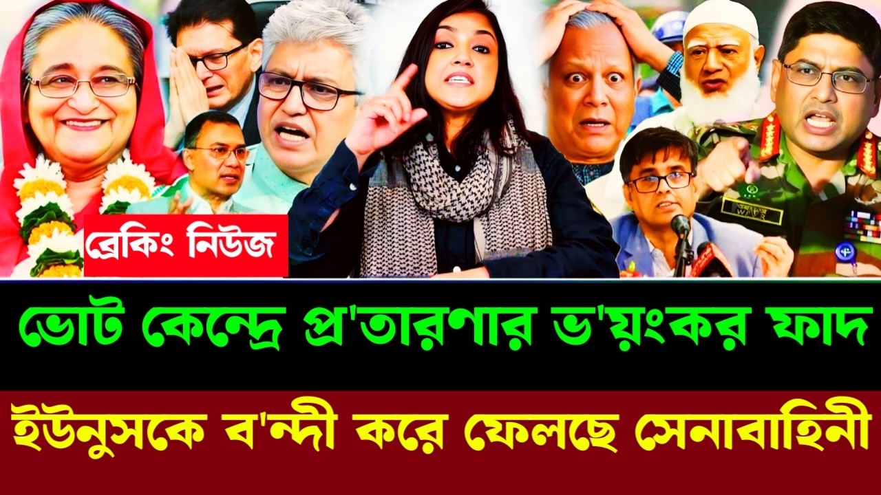 ভোট কেন্দ্রে প্র'তারণার ভ'য়ংকর ফাদ ইউনুসকে ব'ন্দী করে ফেলছে সেনাবাহিনী|Masood kamal | Sheikh Hasina