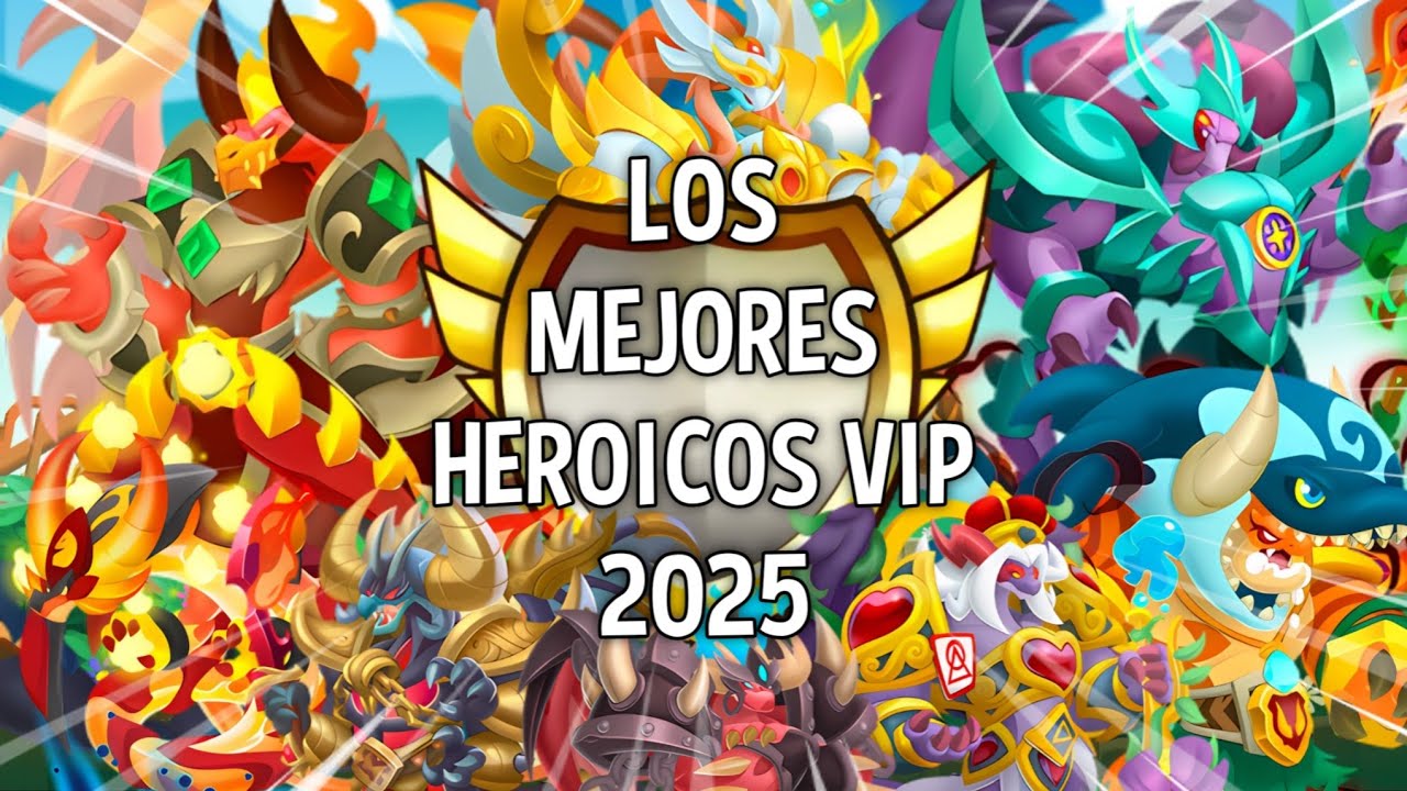 LOS MEJORES DRAGONES HEROICOS VIP EN DRAGON CITY 2025🤯🤯