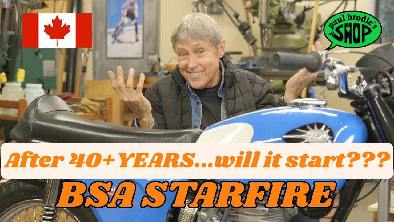40 YEARS since it last started. Will the BSA STARFIRE 250 start? // paul brodie's shop