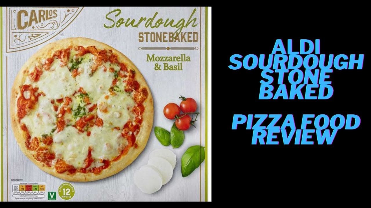 Sourdough stone baked pizza by Aldi food review - taste test & unboxing!