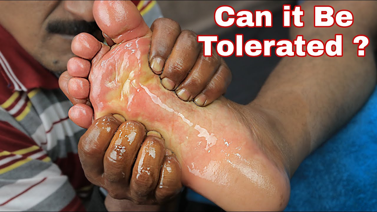 Can It Be Tolerated ? ASMR Satisfying Feet Massage And Feet Rubbing | Foot Massage And Foot Tapping