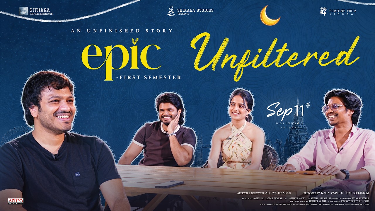 Team Epic Unfiltered Full Interview  | Anand, Vaishnavi | Aditya Haasan | Sai Marthand