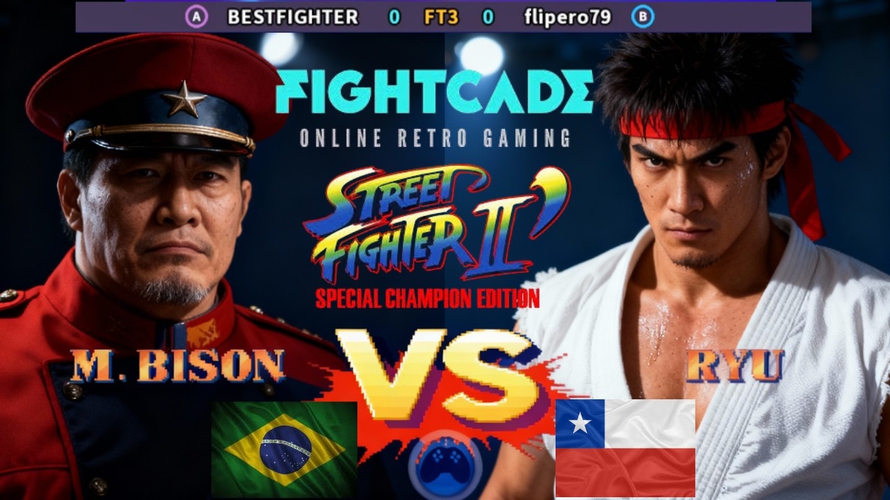 Street Fighter 2'CE BESTFIGHTER vs flipero FT3