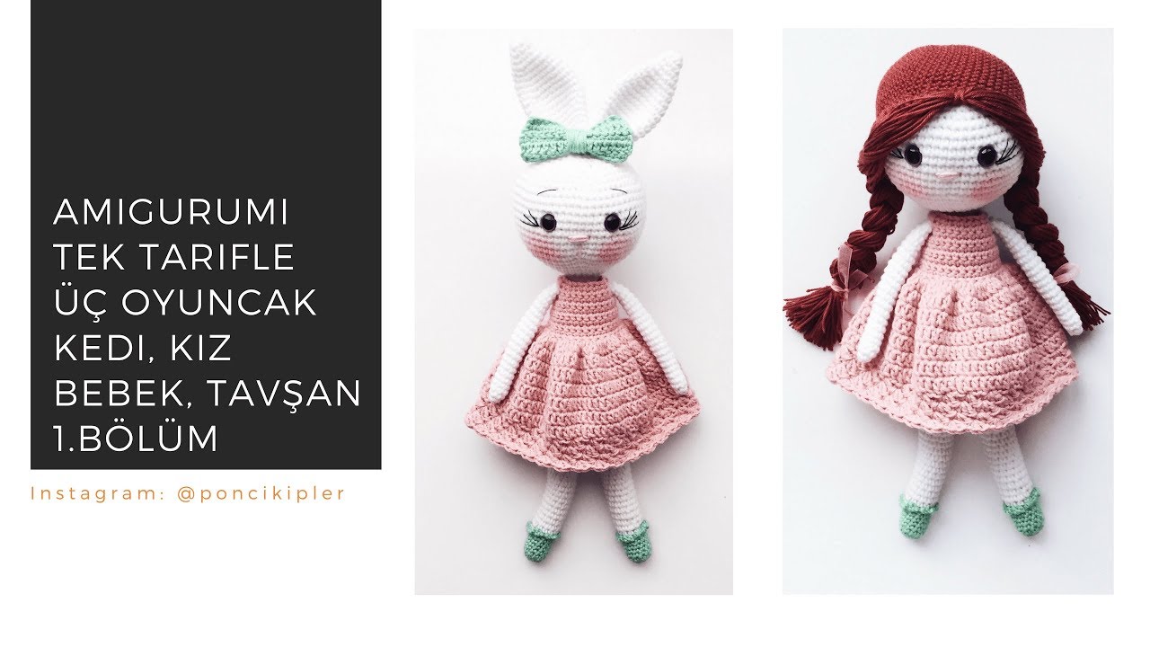 Amigurumi tavşan yapımı 🐰 #1 Ayak ve bacak yapılışı