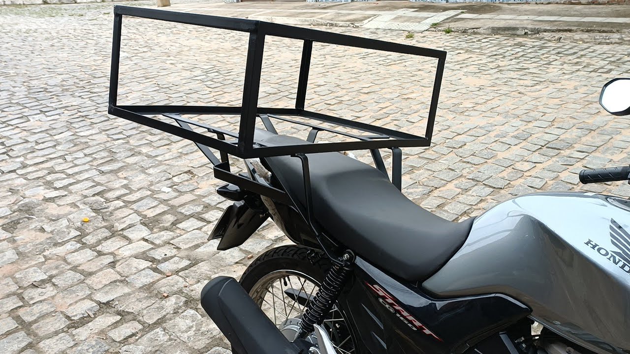 O melhor suporte pra caixa de verduras pra motos 😱😱😱😱