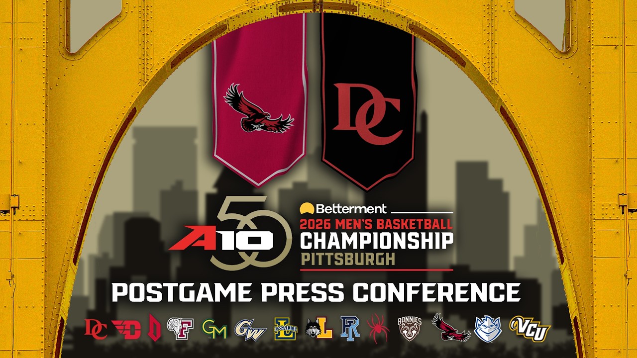2026 #A10MBB Championship Game 10 Post Game - No. 3 Saint Joseph's vs. No. 6 Davidson