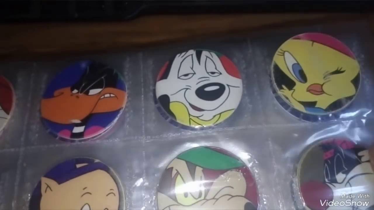 Colección de tazos looney tunes 1994