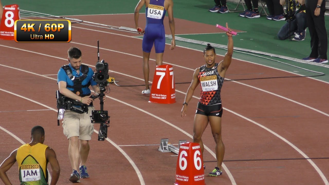 Men's 4x400m FINAL　World Relays  Yokohama 2019 4K　世界リレー