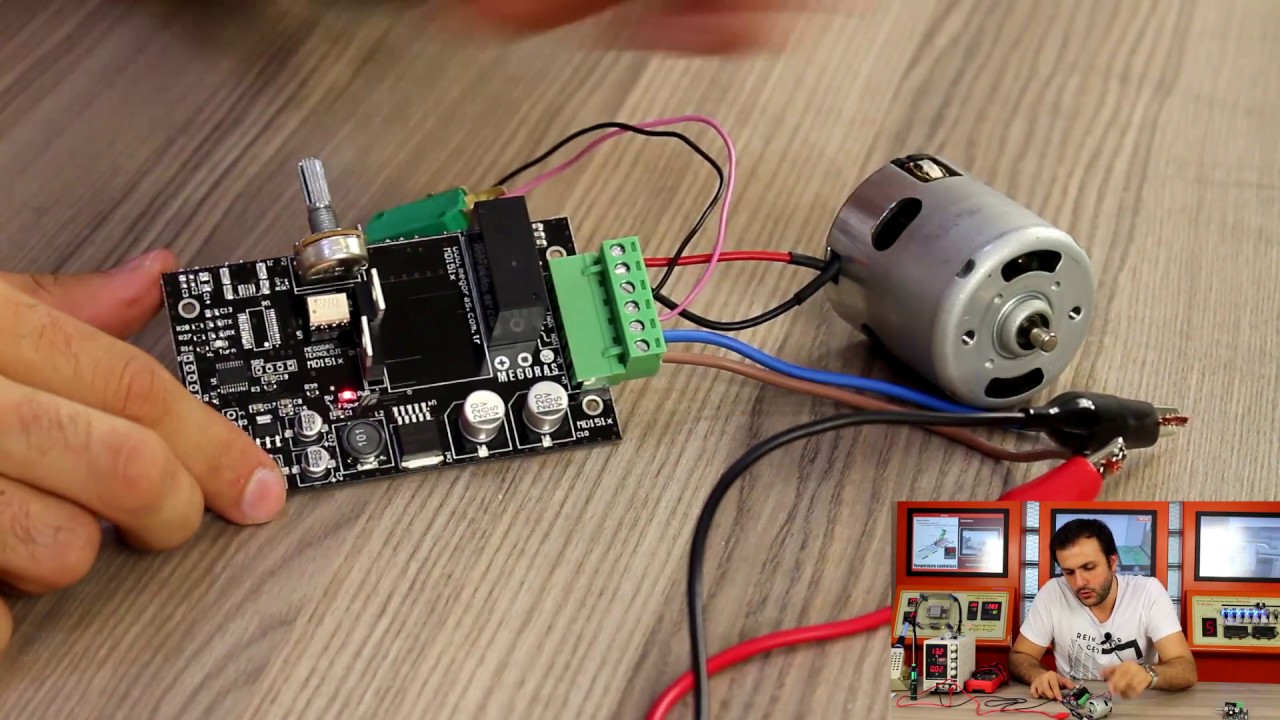 9-35V DC 20Amper Çift yönlü Motor Sürücü Kartı