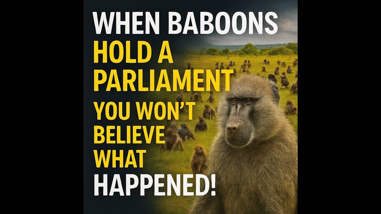 When Baboons Hold a Parliament 🐒🔥 You Won’t Believe What Happened!