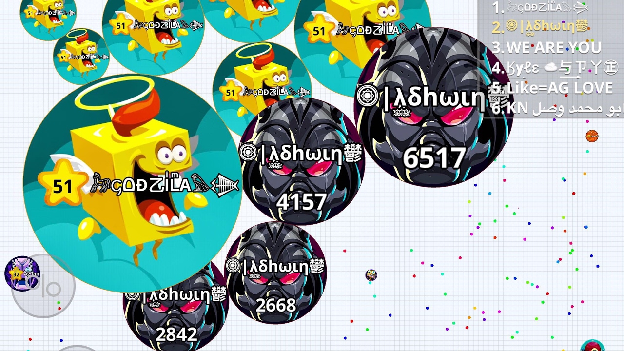 AGAR.IO MOBILE BIGGEST BAIT EVER | 2v2 | FASTEST TAKEOVER + DESTROYING TEAMS