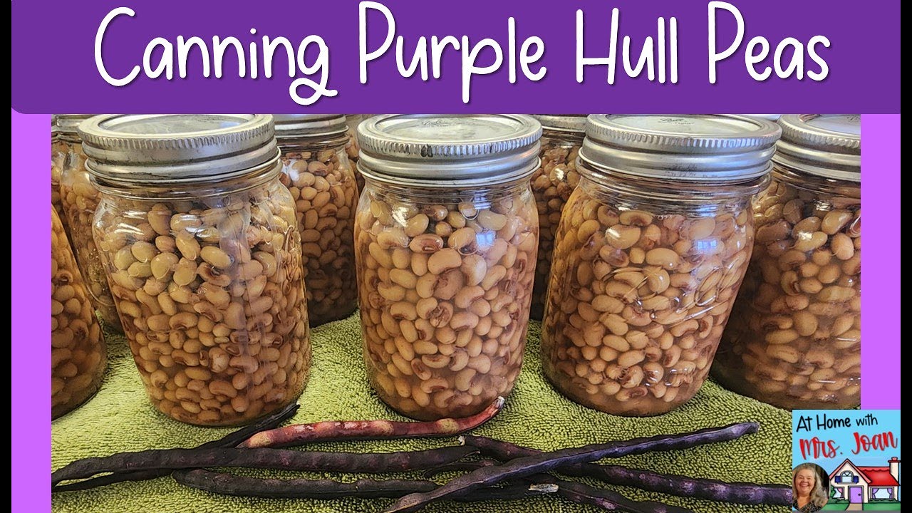 Canning Purple Hull Peas