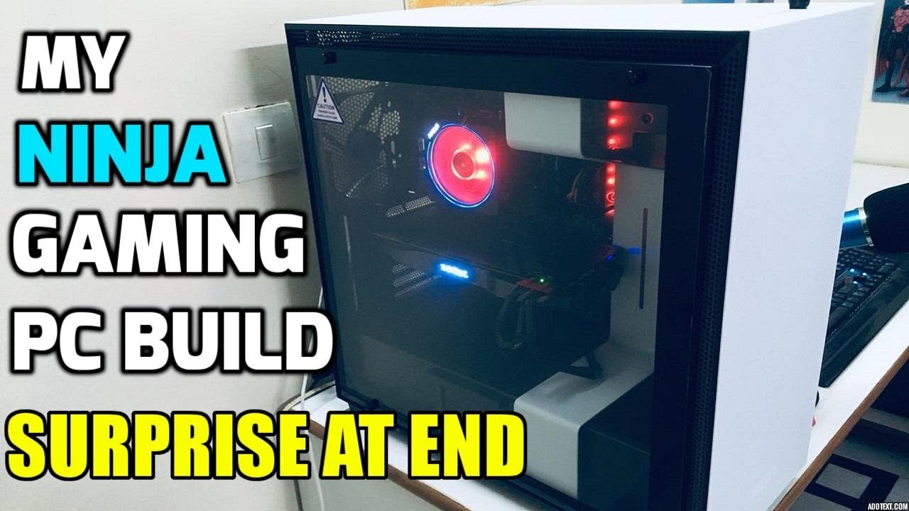 My PC build video !! NINJA PC !!!