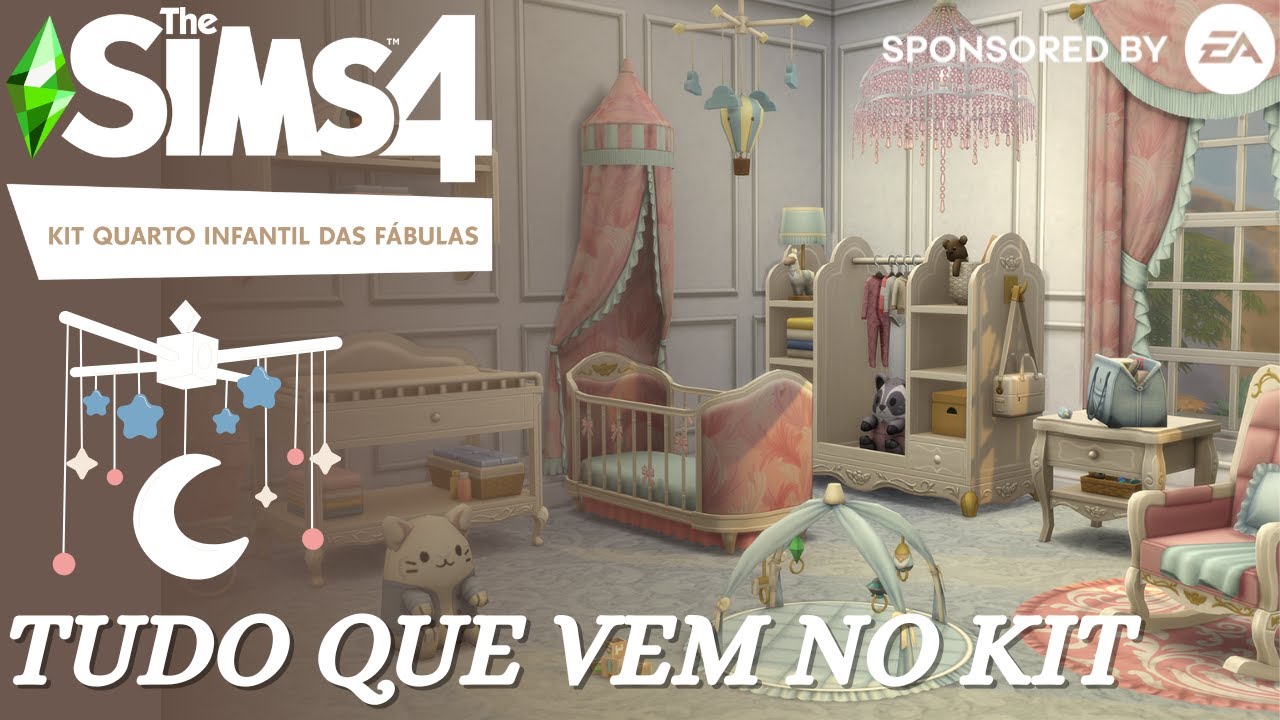 👶 TUDO QUE VEM NO KIT QUARTO INFANTIL DAS FÁBULAS | THE SIMS 4