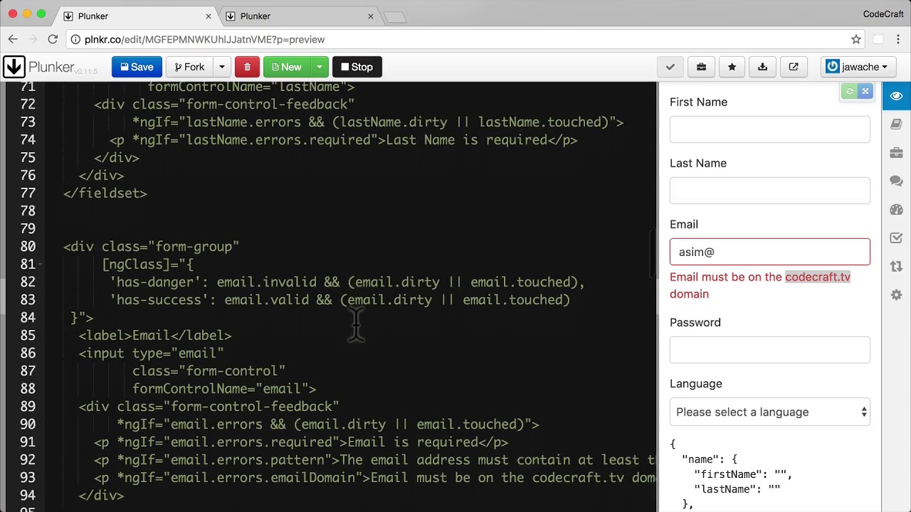 EP 14.2 - Angular / Advanced Topics / Configurable Custom Validators