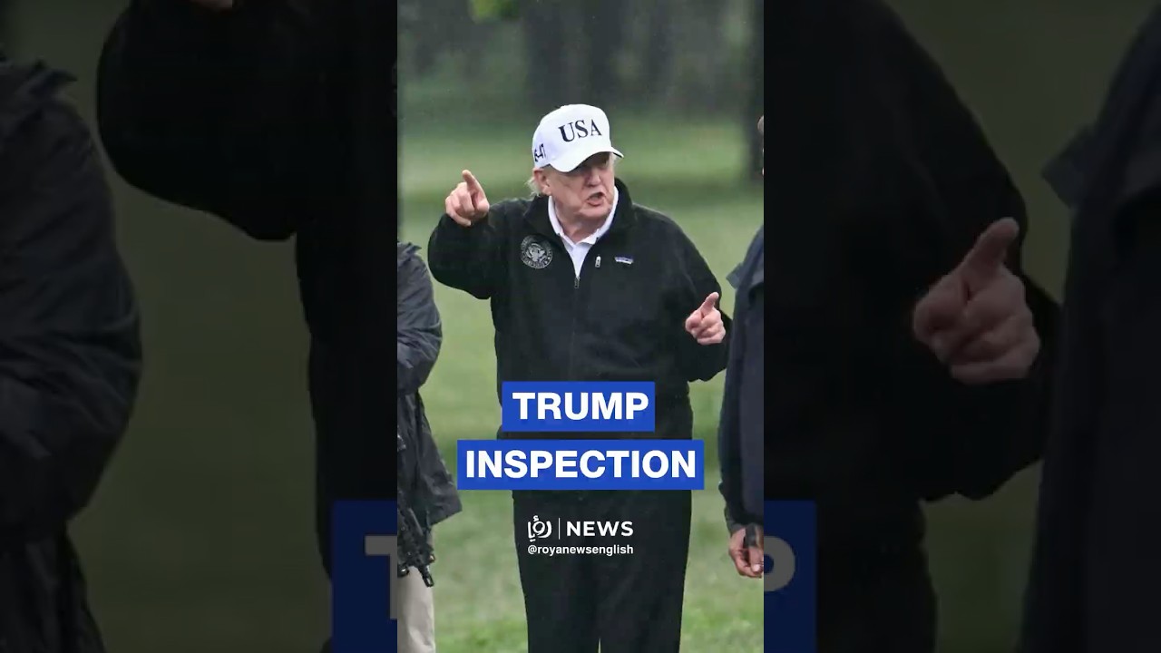 Trump tours Lafayette Park restoration with Interior Secretary Burgum