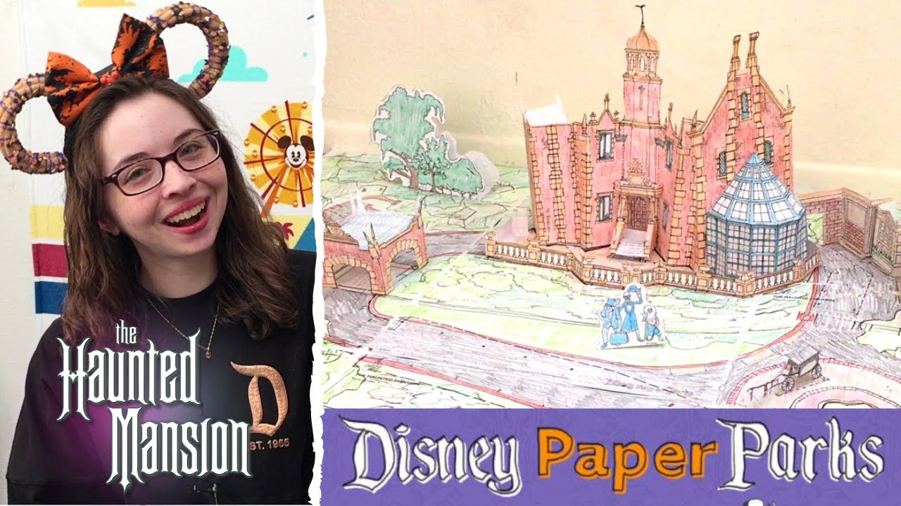 Let's Build a Full Model of the Haunted Mansion! | Disney Paper Parks Happy Haunts