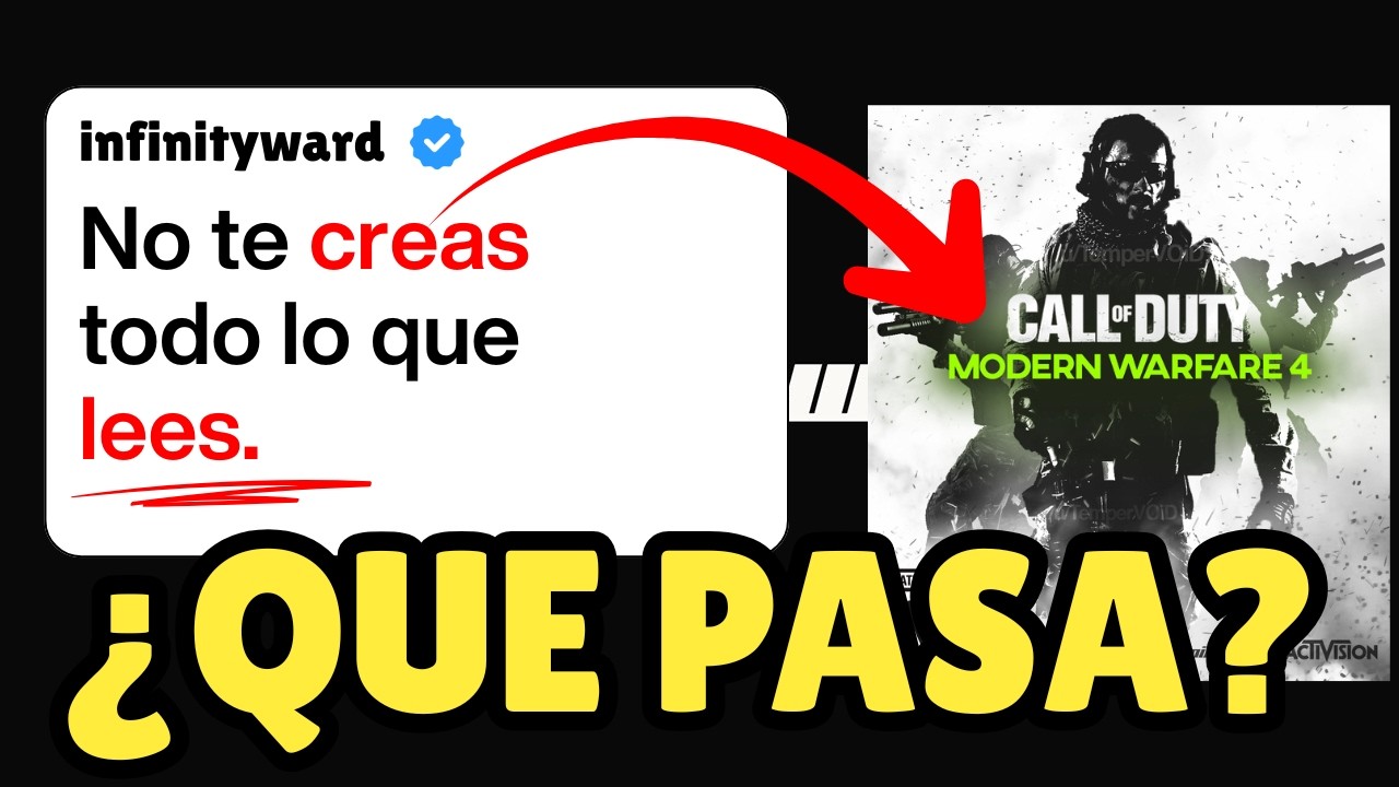 QUE PASA CON MODERN WARFARE 4
