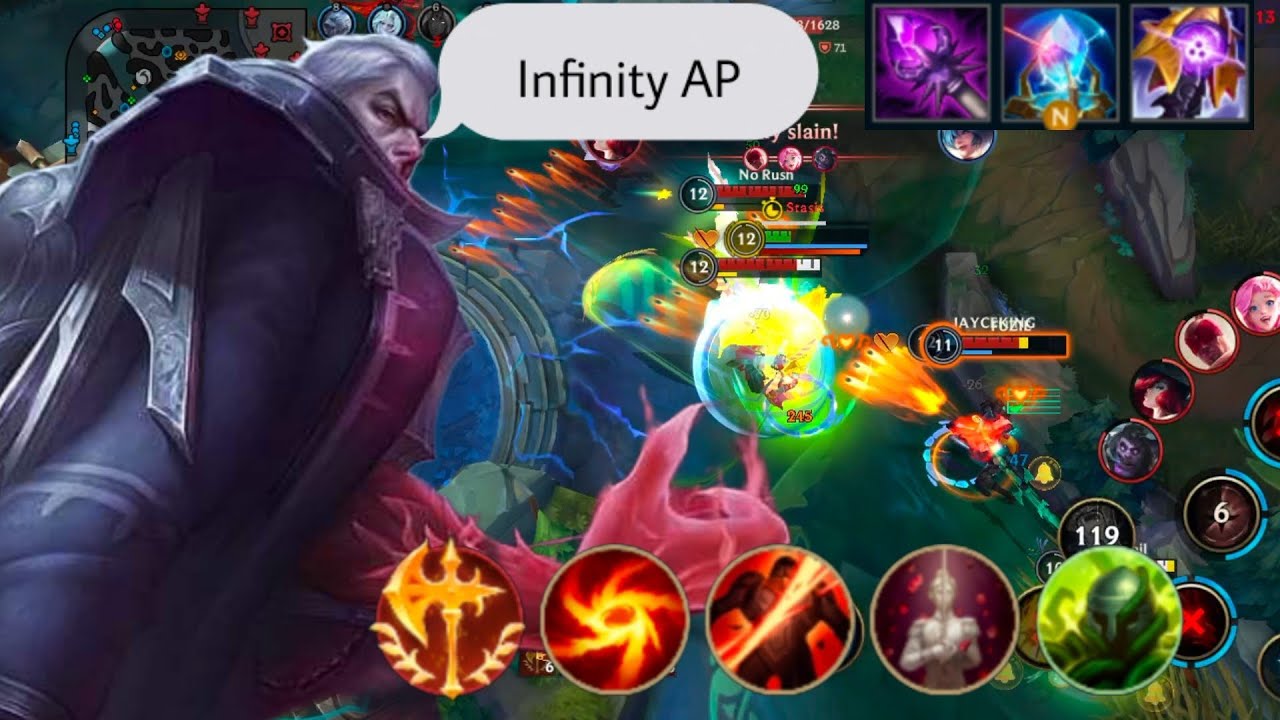 Infinity HP and AP Swain Build / Swain Gameplay S14