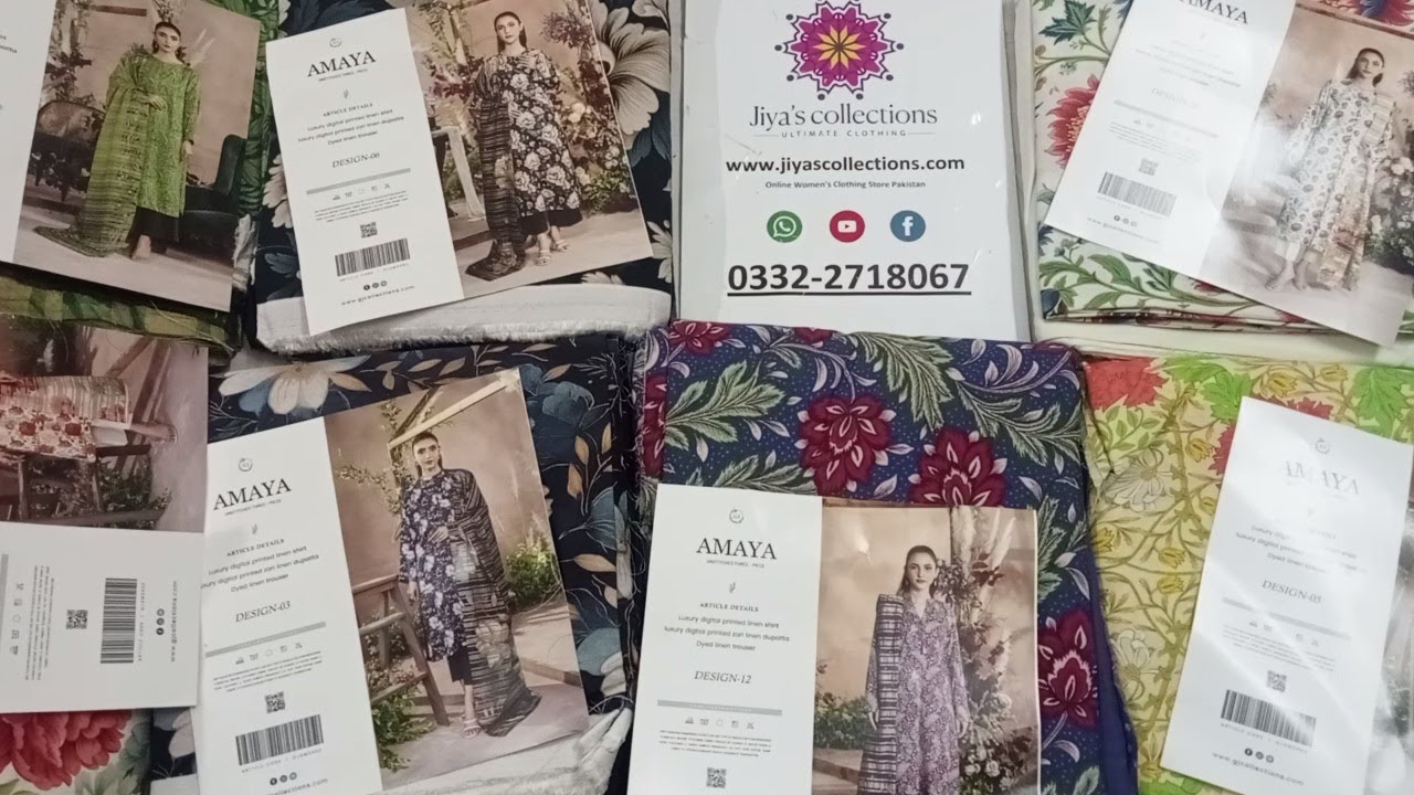 GULLJEE Linen Winter Collection Luxury Digital Print with Jacquard Zari Dupatta