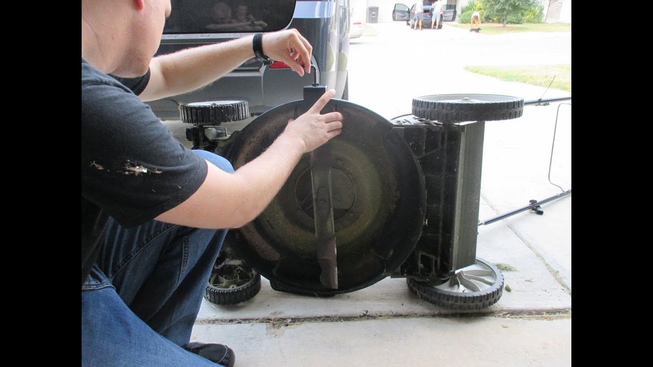 Arnold lawn mower blade removal, sharpening, and balancing kit video review