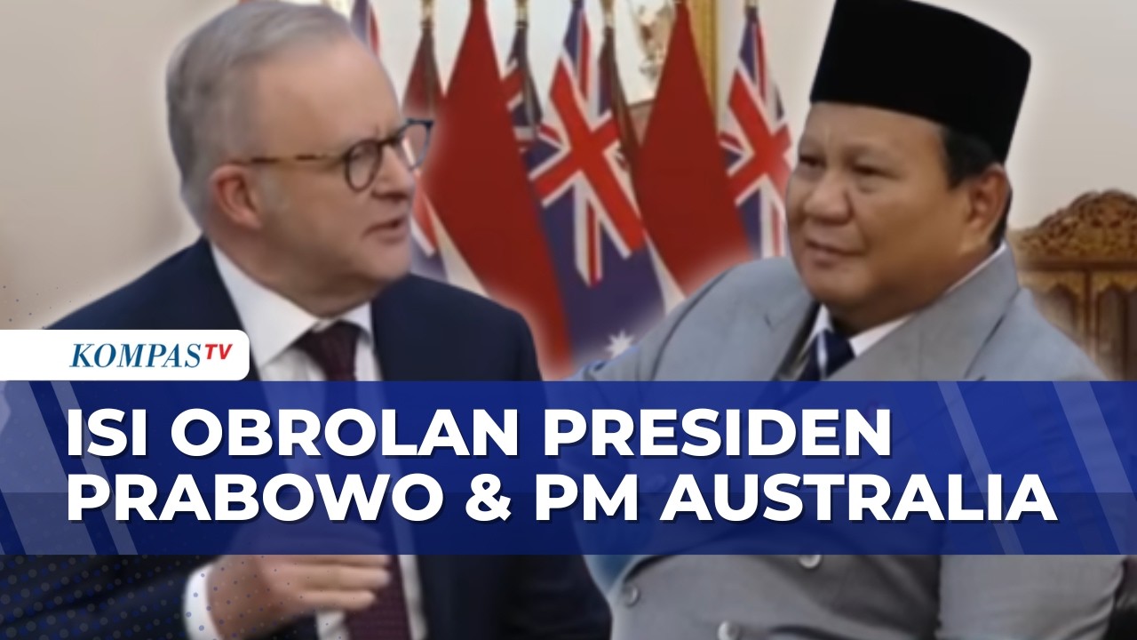 Akrab! Momen Presiden Prabowo Ngobrol Bersama PM Australia Anthony Albanese di Istana Merdeka