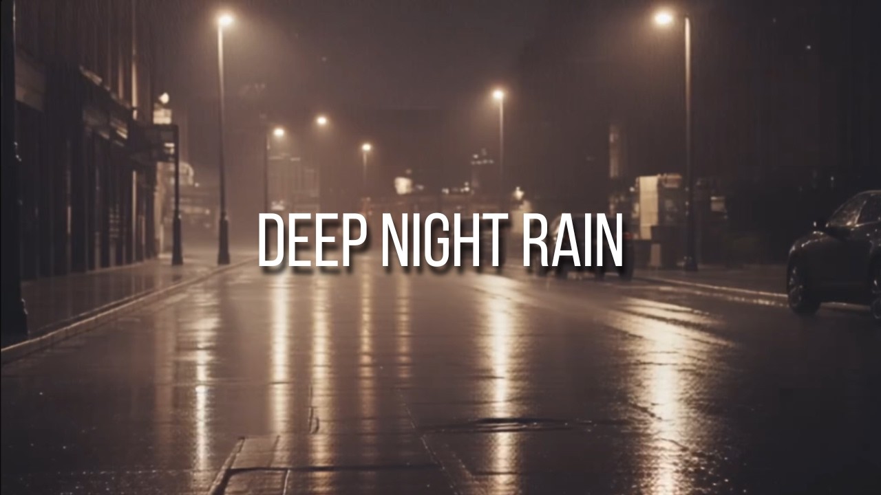 Deep Night Rain 🌧️ Lofi Beats for Intense Focus & Quiet Study