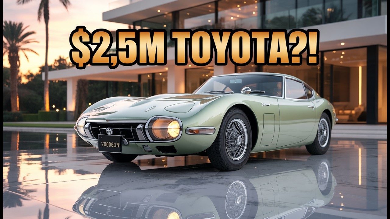 The $2.5 Million Toyota 2000GT – The Rarest Japanese Supercar Ever Built!