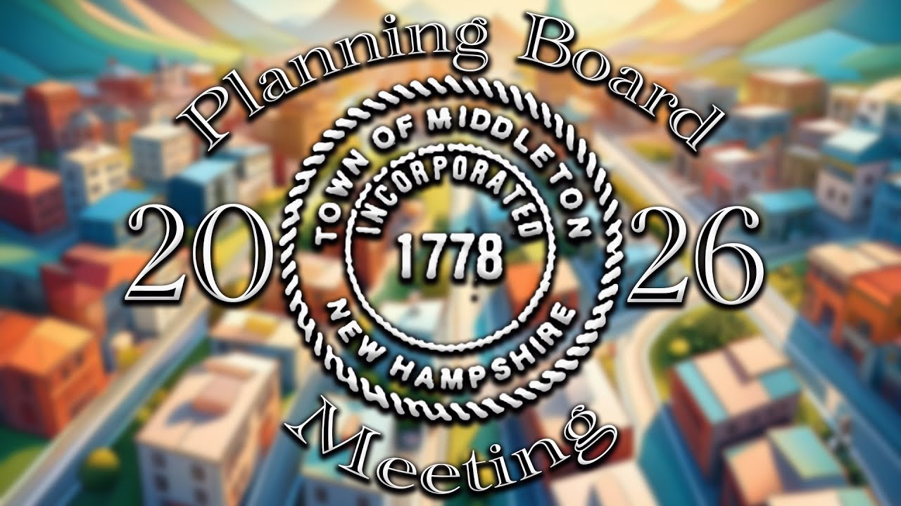 Middleton Planning Board Meeting - 8 January 2026
