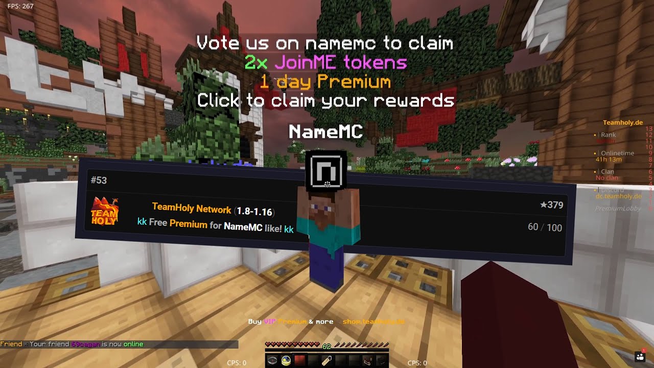 Free Rank on TeamHoly.de