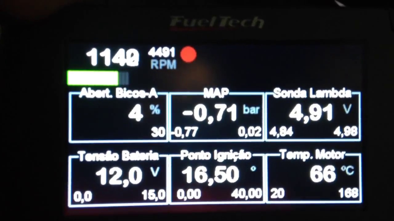GOL GTi COM FUELTECH FT350 PRIMEIRA PARTIDA