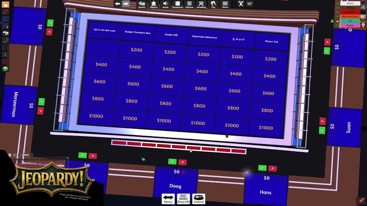 League of Legends Jeopardy, but the host is an Iron 1 player....