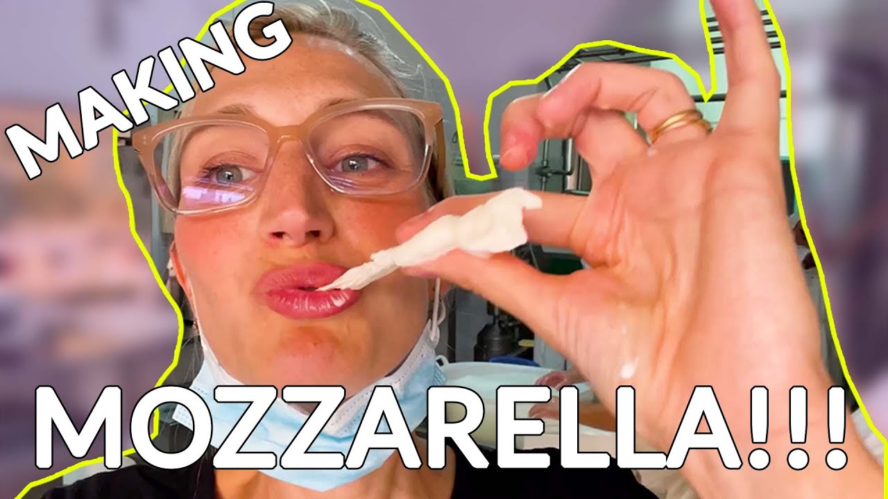 Inside a REAL Italian Mozzarella shop (my neighborhood in Italy is amazing!)