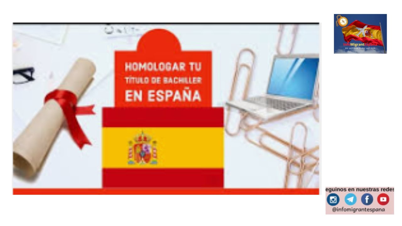 Importante: Para homologar tu titulo de Bachiller, necesitas las siguientes documentaciones: 📝🎓🇪🇸