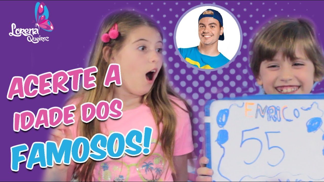 ACERTE A IDADE DOS FAMOSOS (Com Enrico Queiroz)