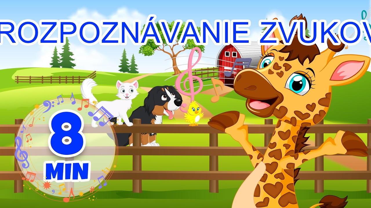 Rozpoznávanie zvukov - 8 min Giramille | Detské riekanky a pesničky